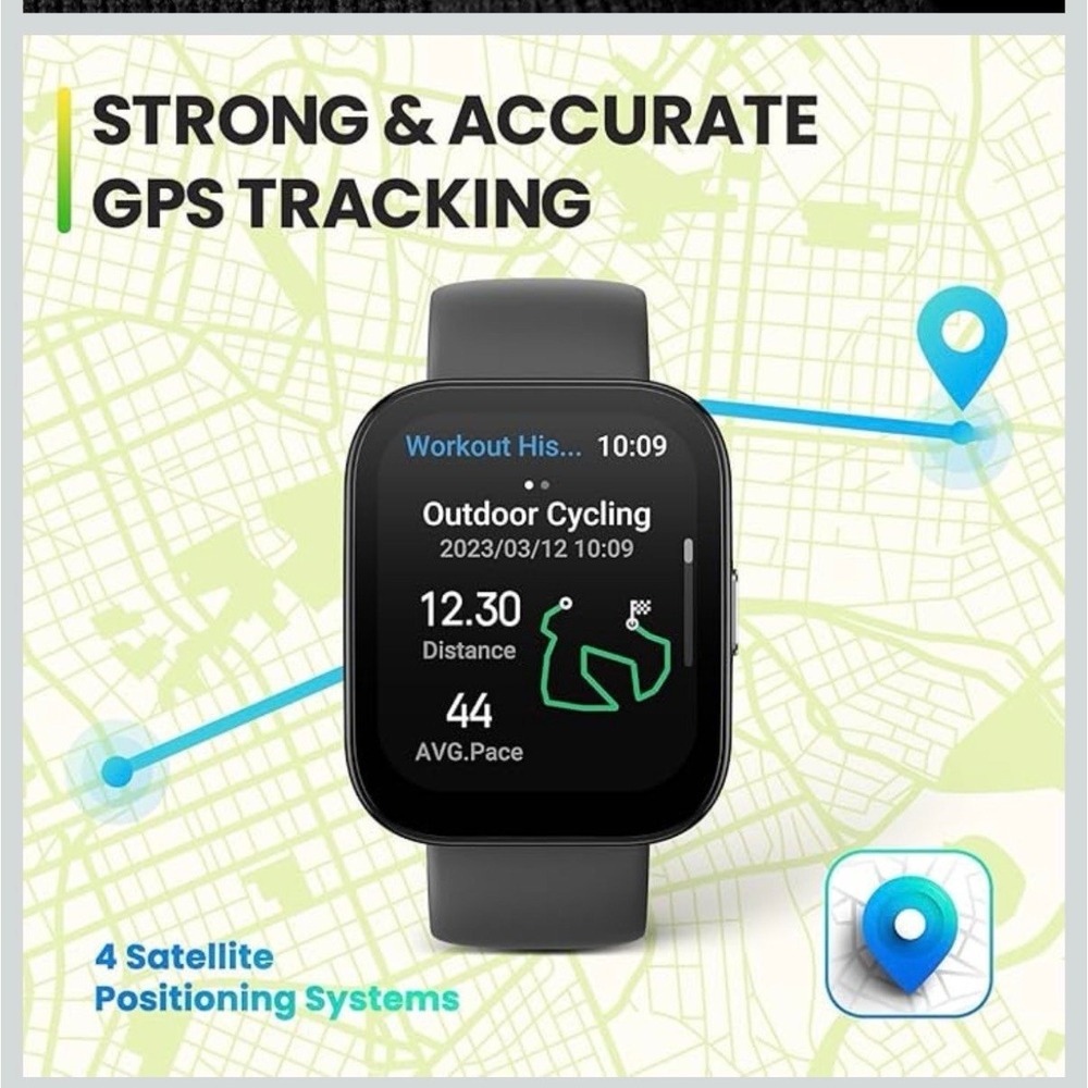 New Amazfit Bip 5 Smart Watch – 46mm GPS, Bluetooth Calling & 10-Day Battery - Picture 6 of 8